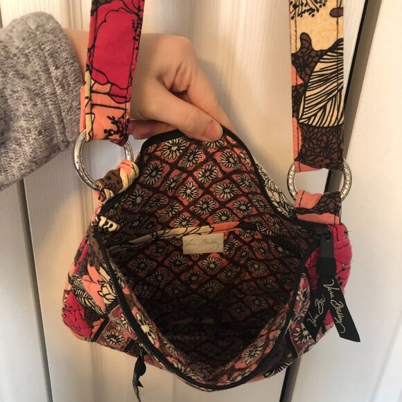 EVERYTHING MUST GO!! vera bradley cross body mocha rouge - Picture 6 of 7